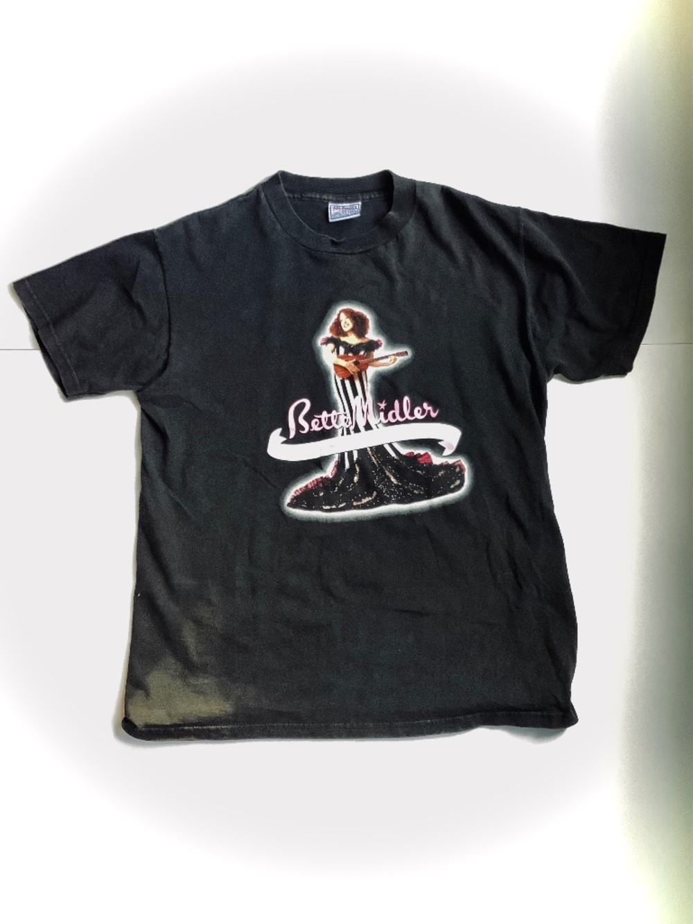 VINTAGE 1999 Double Sided Bette Midler Tour Tee All Sport Maxweight